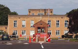 Bassingbourn Barracks Entrance