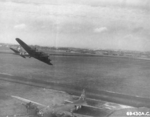 Bassingbourn Barracks WWII Flypast