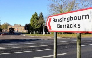 Barracks Bassingbourn Entrance